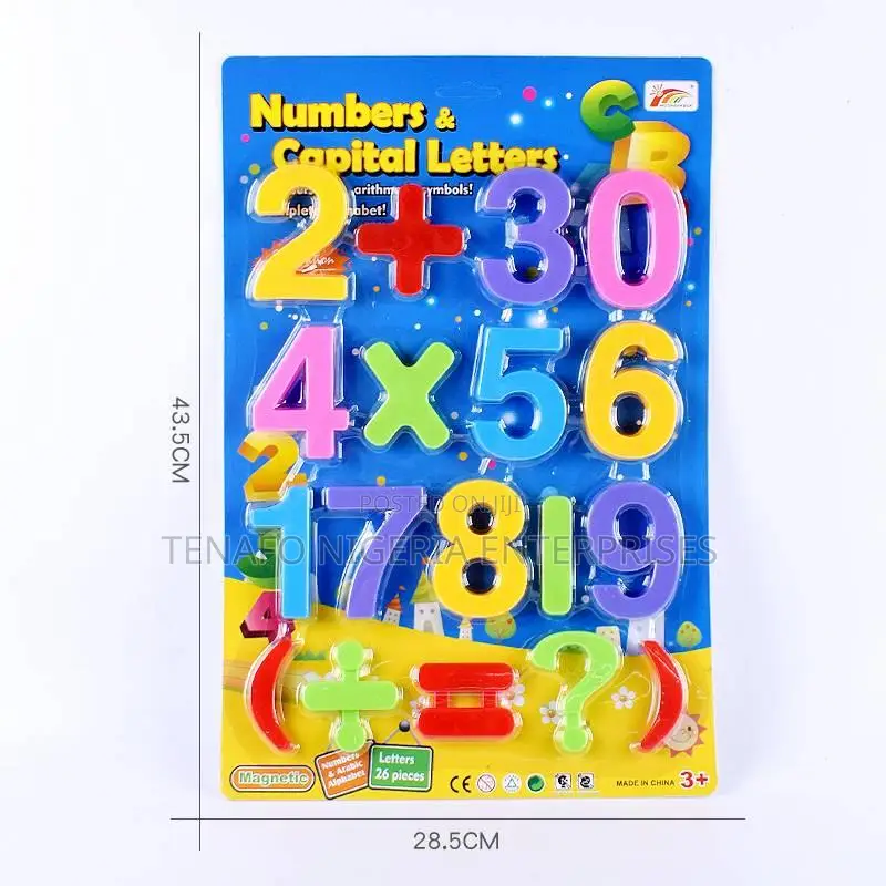 Number and Capital Letters