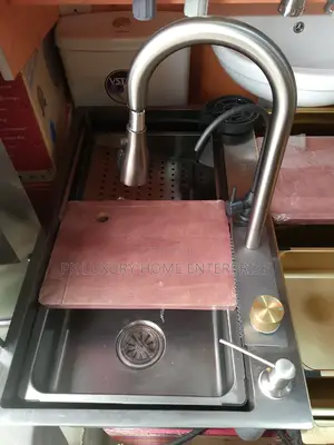 Italian Black Handmade Kitchen Sink