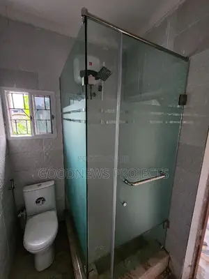 Frosted Hinged Shower Cubicle