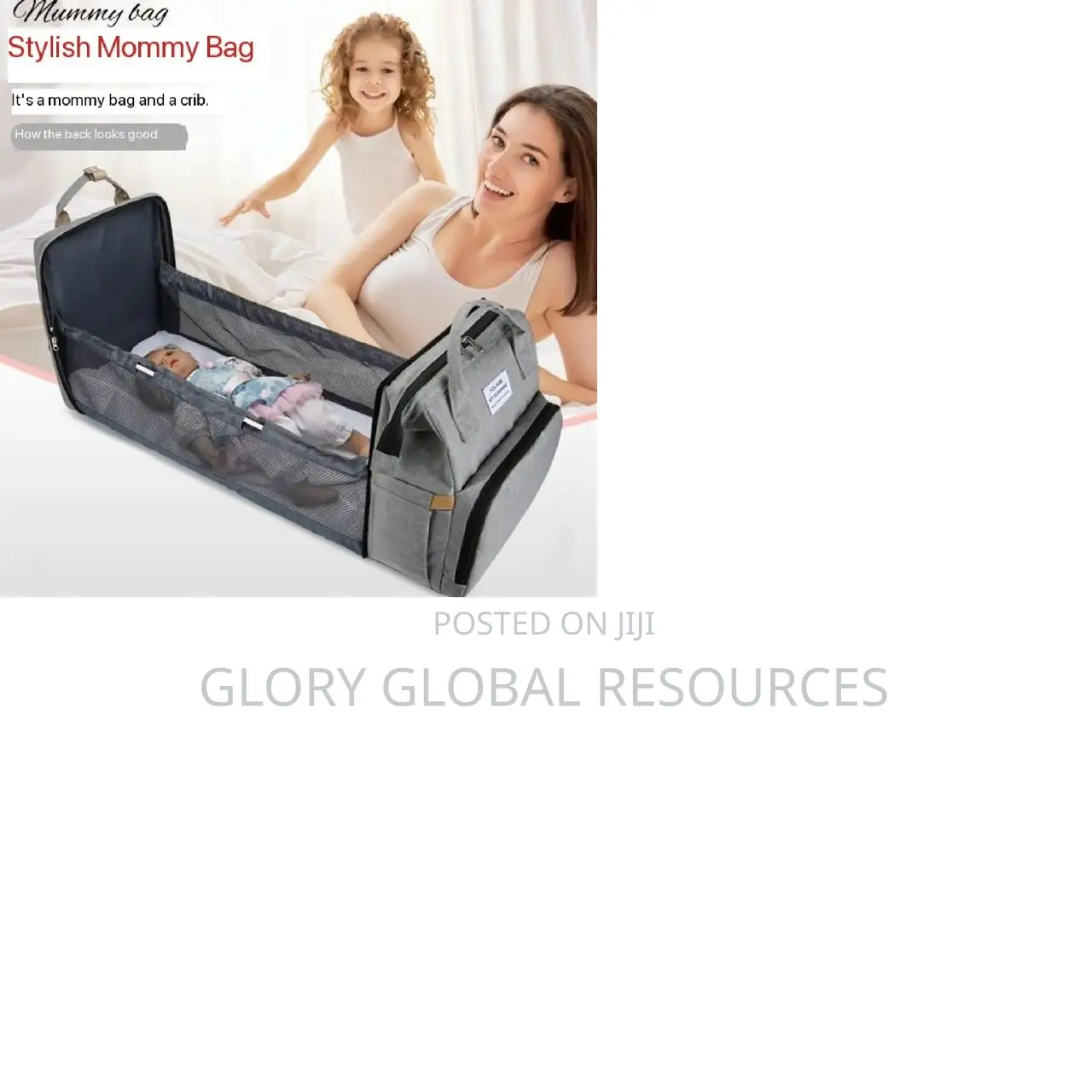 Multifunctional Classic Baby Bed Nursing/Maternity Bag Wit