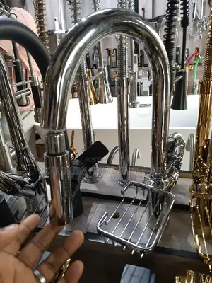 Chrome Mixer Tap With Soap Dish