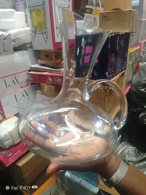 Transparent Glass Bottle - Decorative Jar