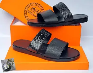 Men Quality Leather Slipers