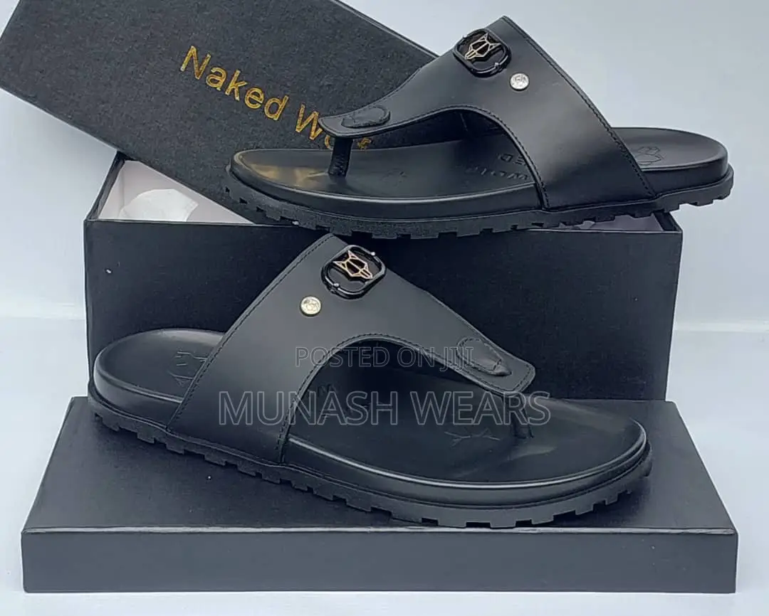 Original Leather Men Slipers