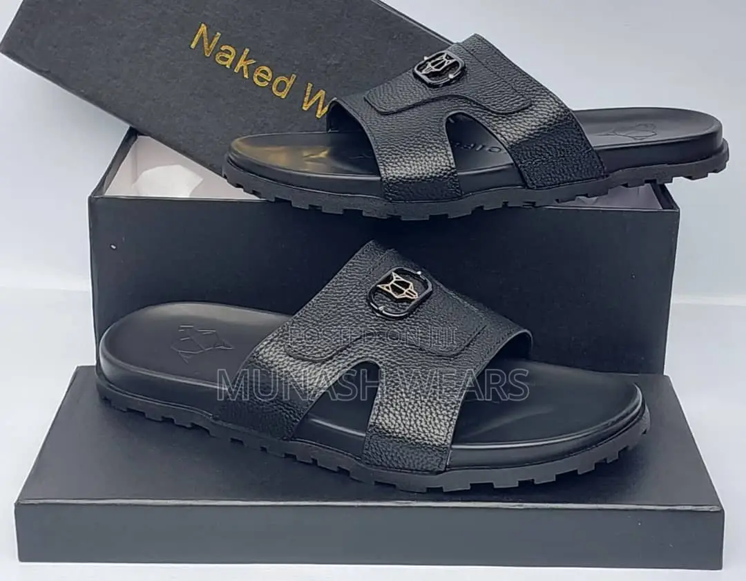 Original Leather Men Slipers