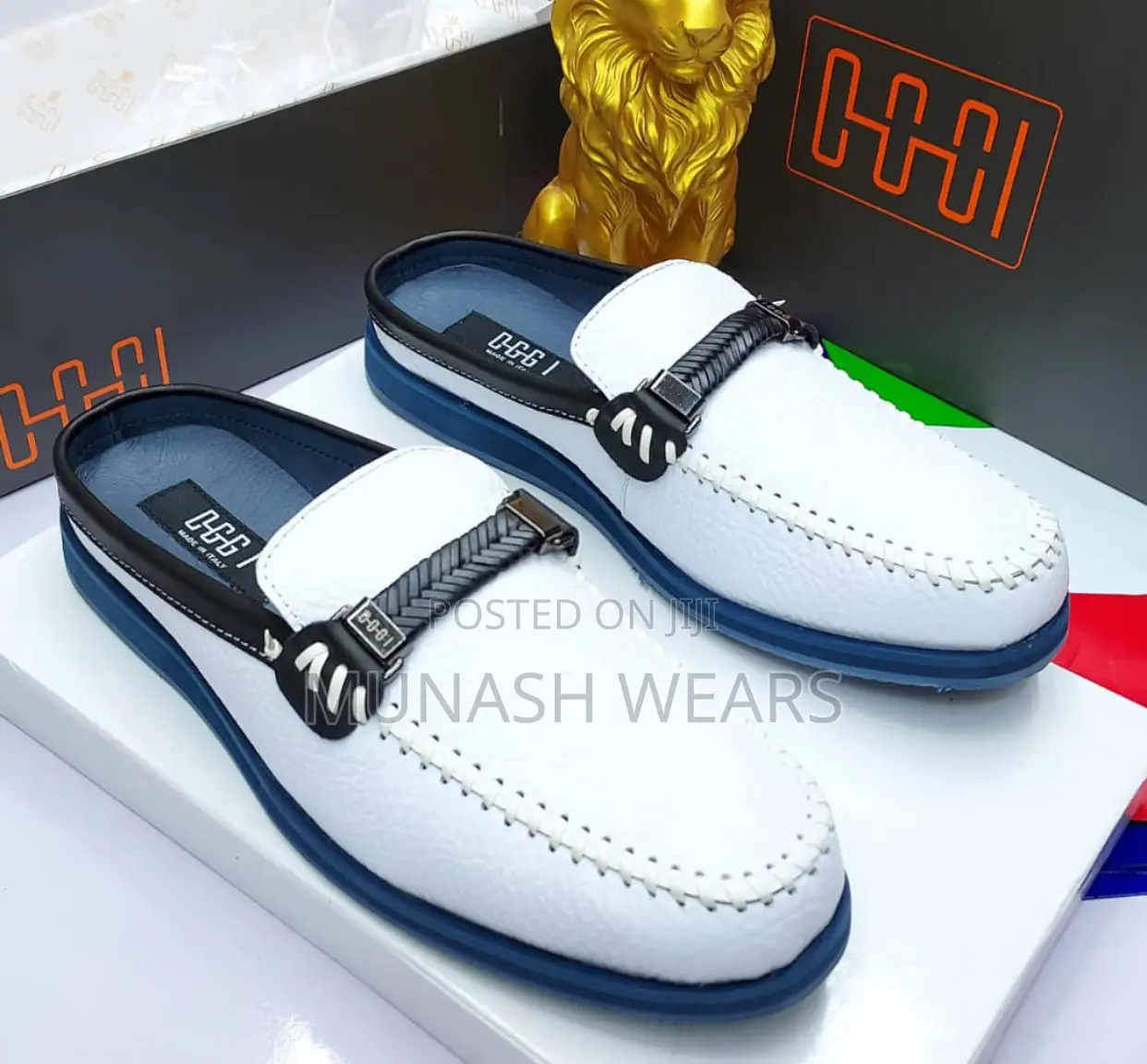 Luxury Oggi Leather Half Shoe