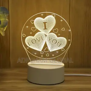 3D Lamp Acrylic USB LED Night Lights Neon Sign Lamp