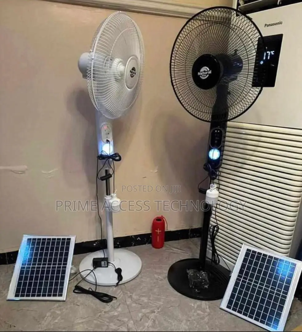 Solar Energy System Standing Fan