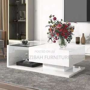 Modern Center Table With Glass