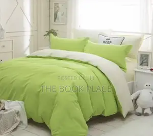 Luxury Plain Lemon/Cream Bedding