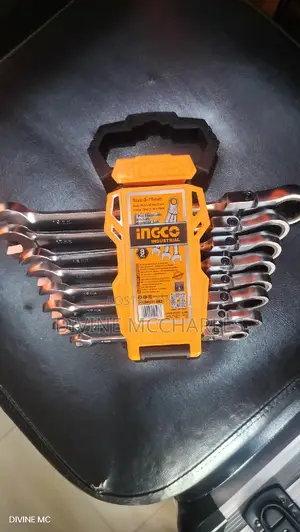 Ingco HKSPAR1083 Ratchet Spanner Ratcheting Wrench Set