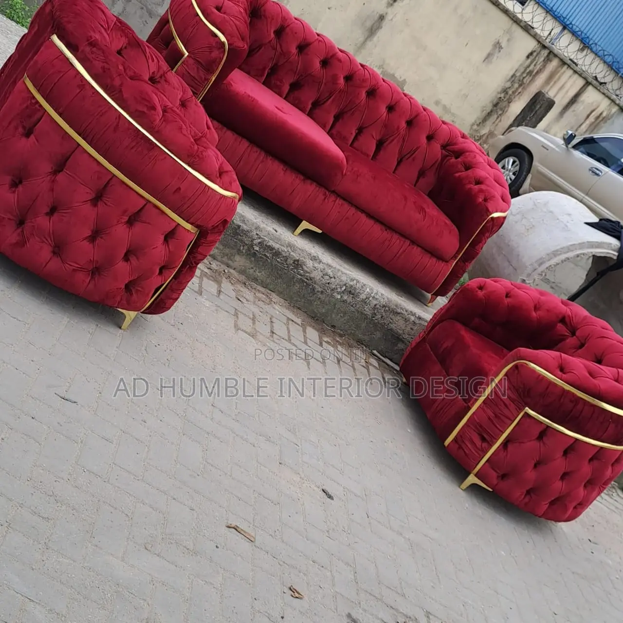 Red Sofa Chairs