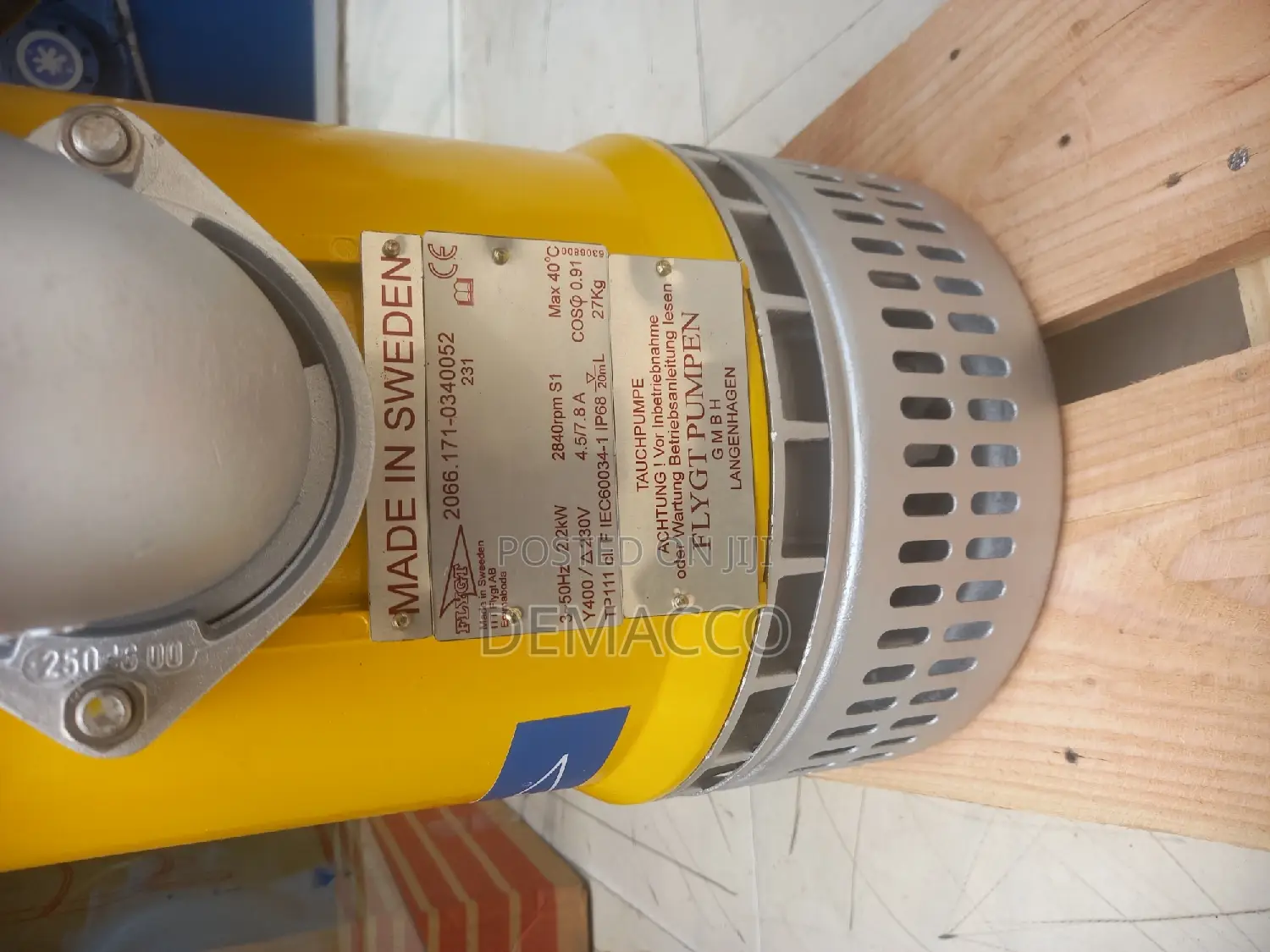 Submersible Pump Machine Flygt 2.2kw