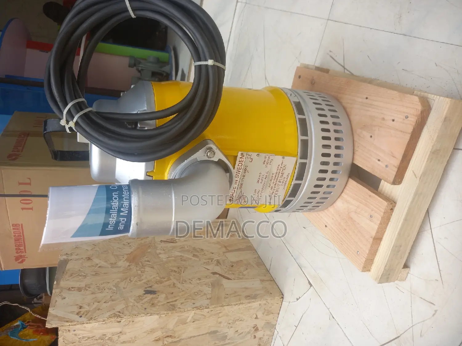 Submersible Pump Machine Flygt 2.2kw