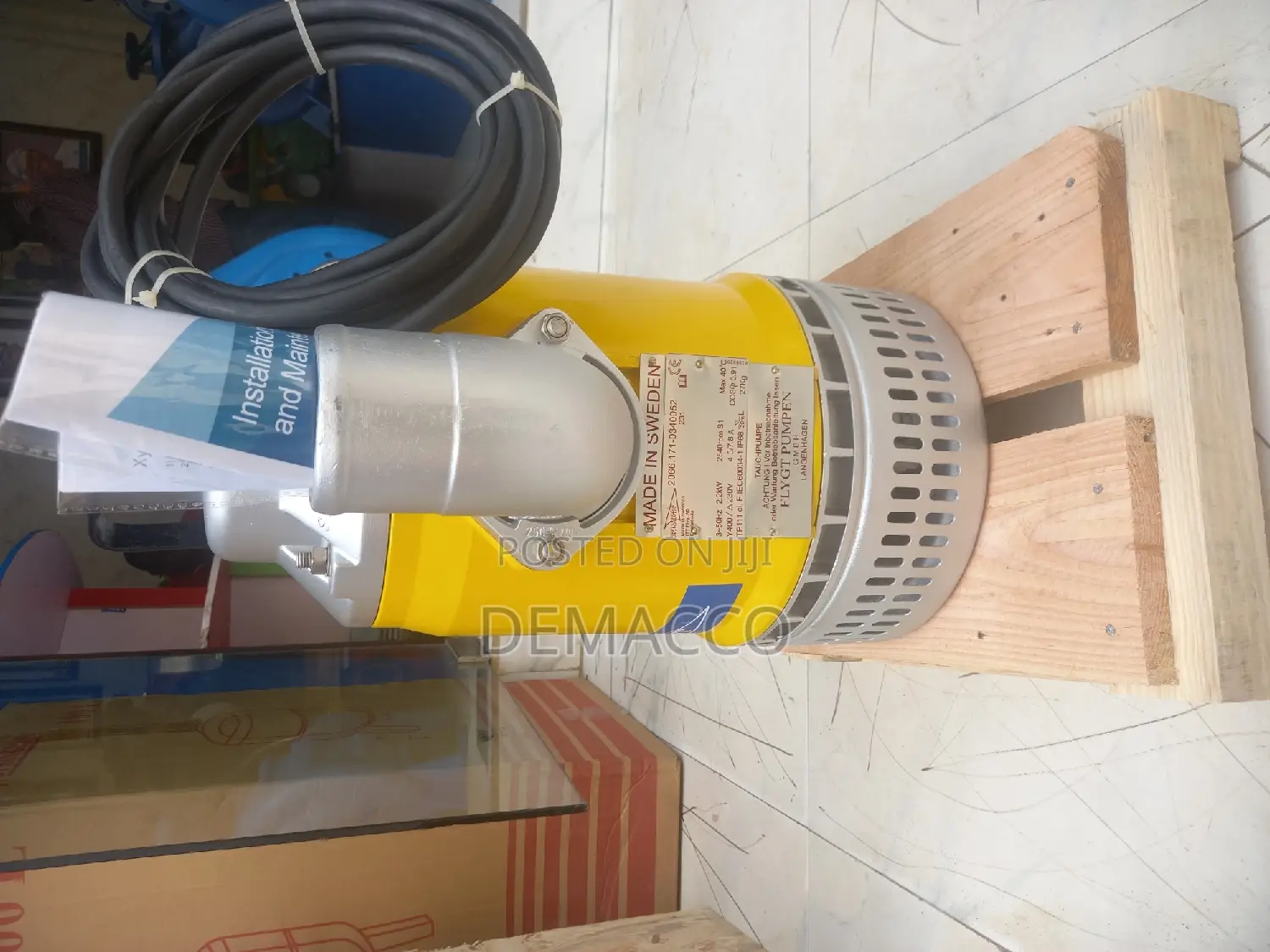 Submersible Pump Machine Flygt 2.2kw