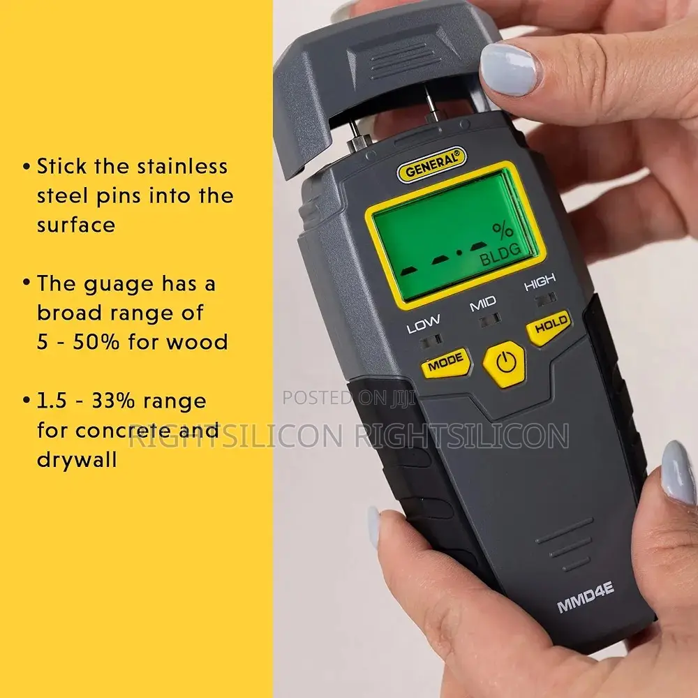 USA General Tools MMD4E Digital Moisture Meter, Water