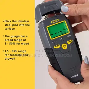 USA General Tools MMD4E Digital Moisture Meter, Water