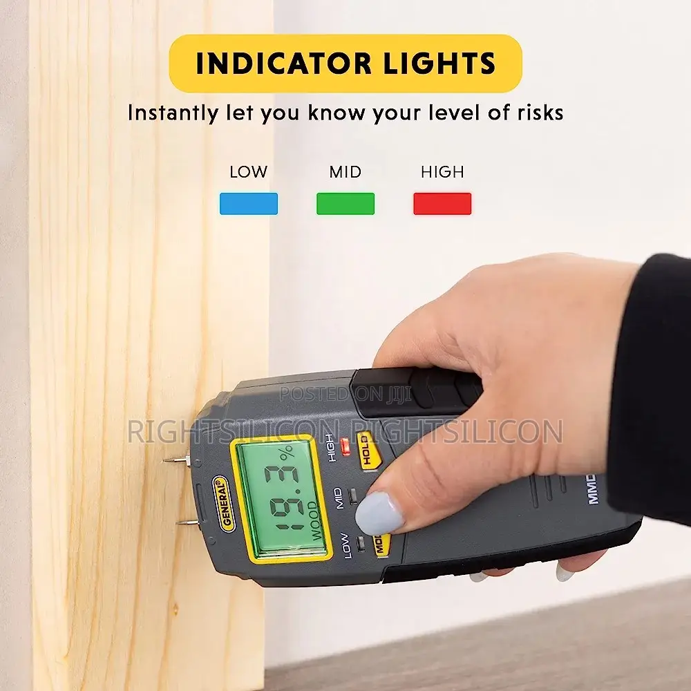 USA General Tools MMD4E Digital Moisture Meter, Water