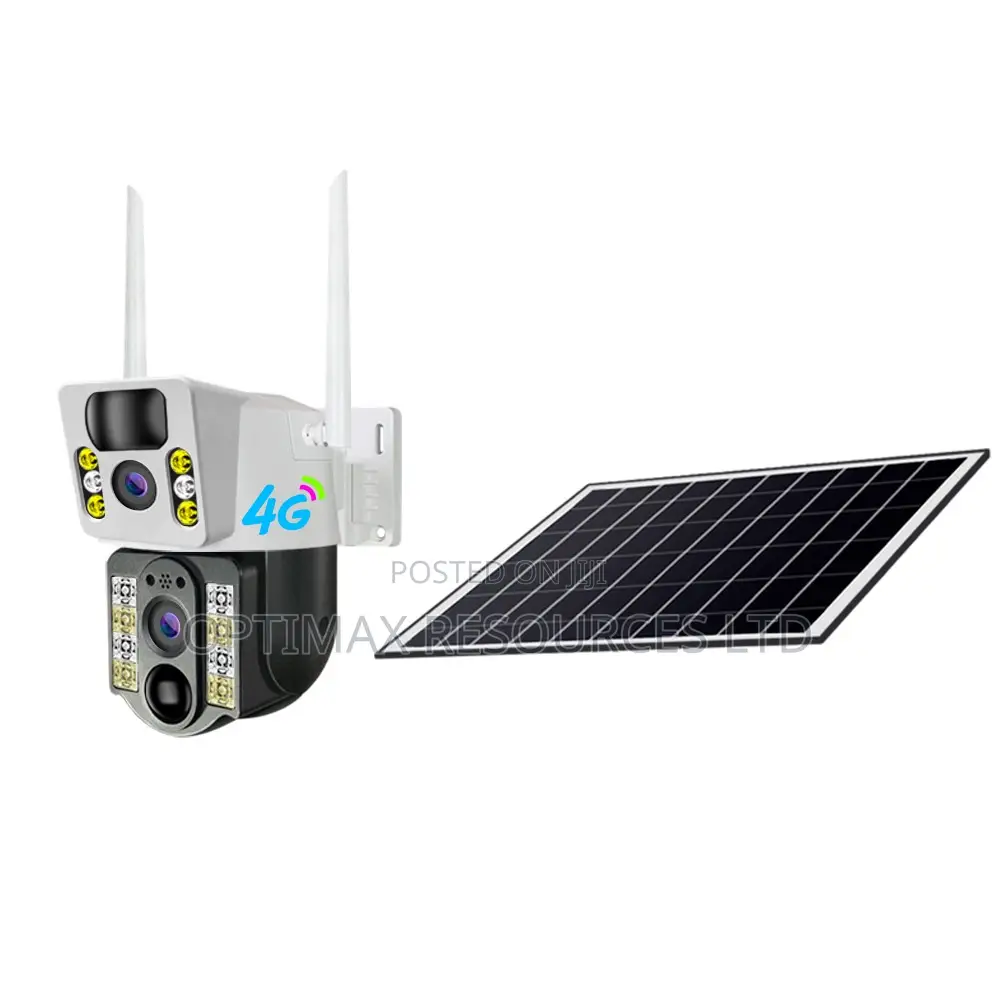 Dual Lens Mini Solar PTZ 4g Camera
