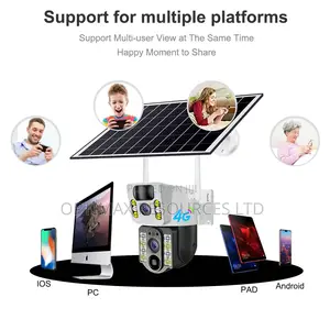Dual Lens Mini Solar PTZ 4g Camera