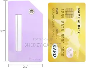 Silicone Luggage Tag With Name
