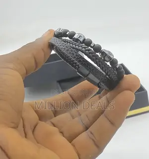 Ski Pattern Cool Classic Men’S Leather Bracelet