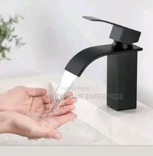 Black Basin Mixer Tap