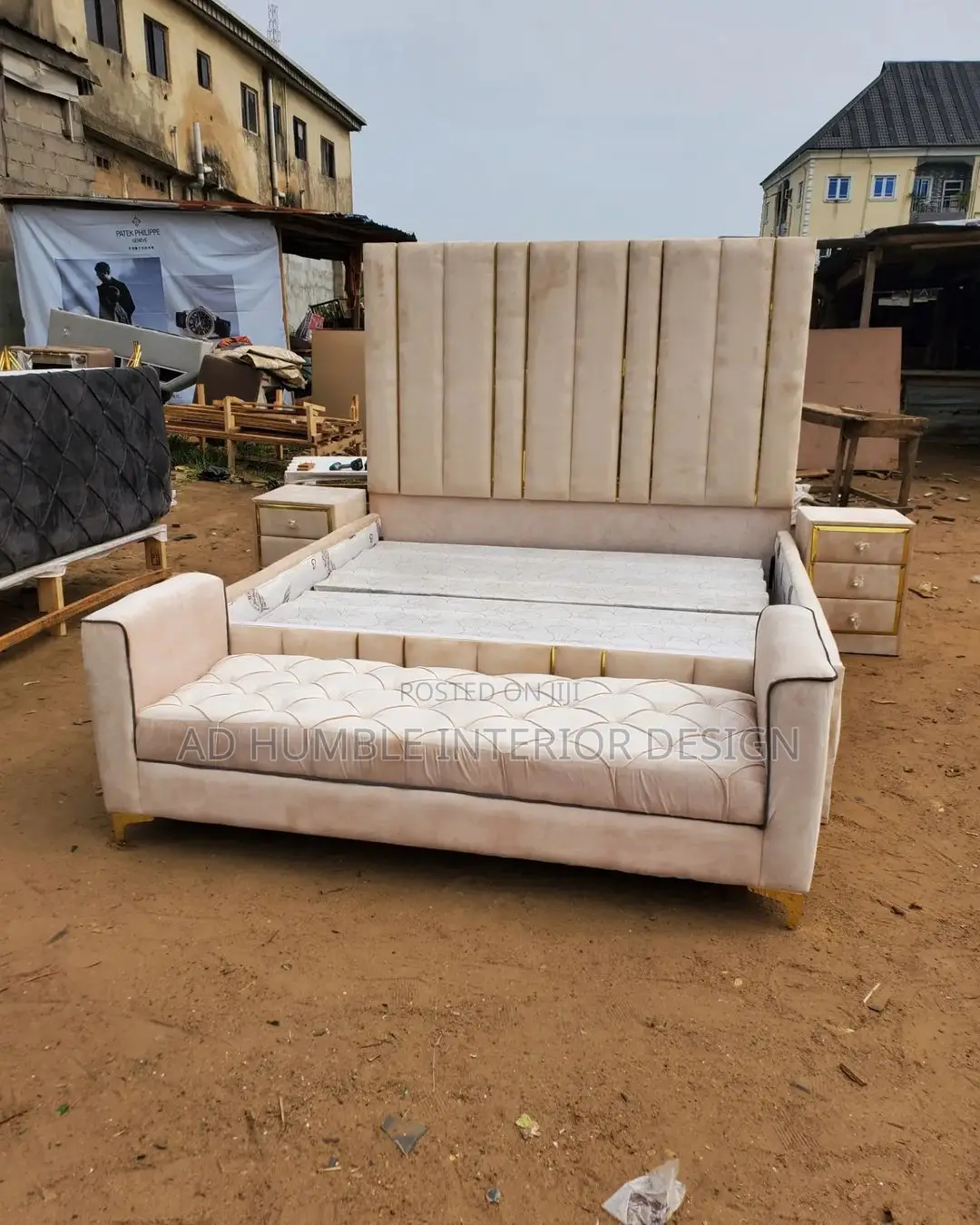 6/6 Upholstery Bedframe.