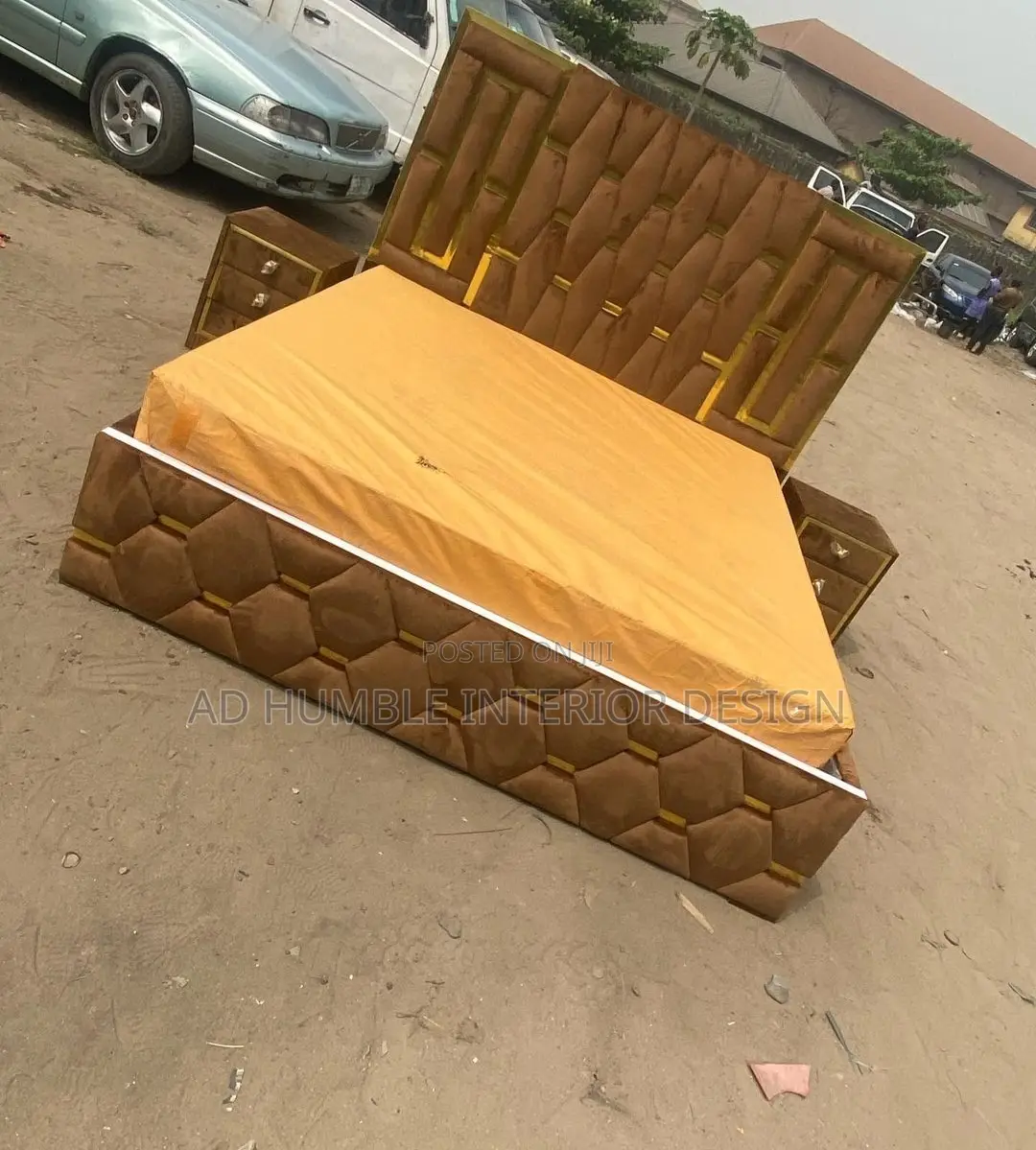 6/6 Standard Padded Bedframe