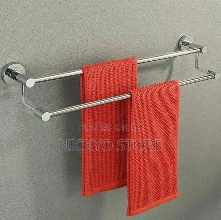 70cm Double-Layer Stainless Steel Towel Rack - Nickyo Store Price: ₦ ...