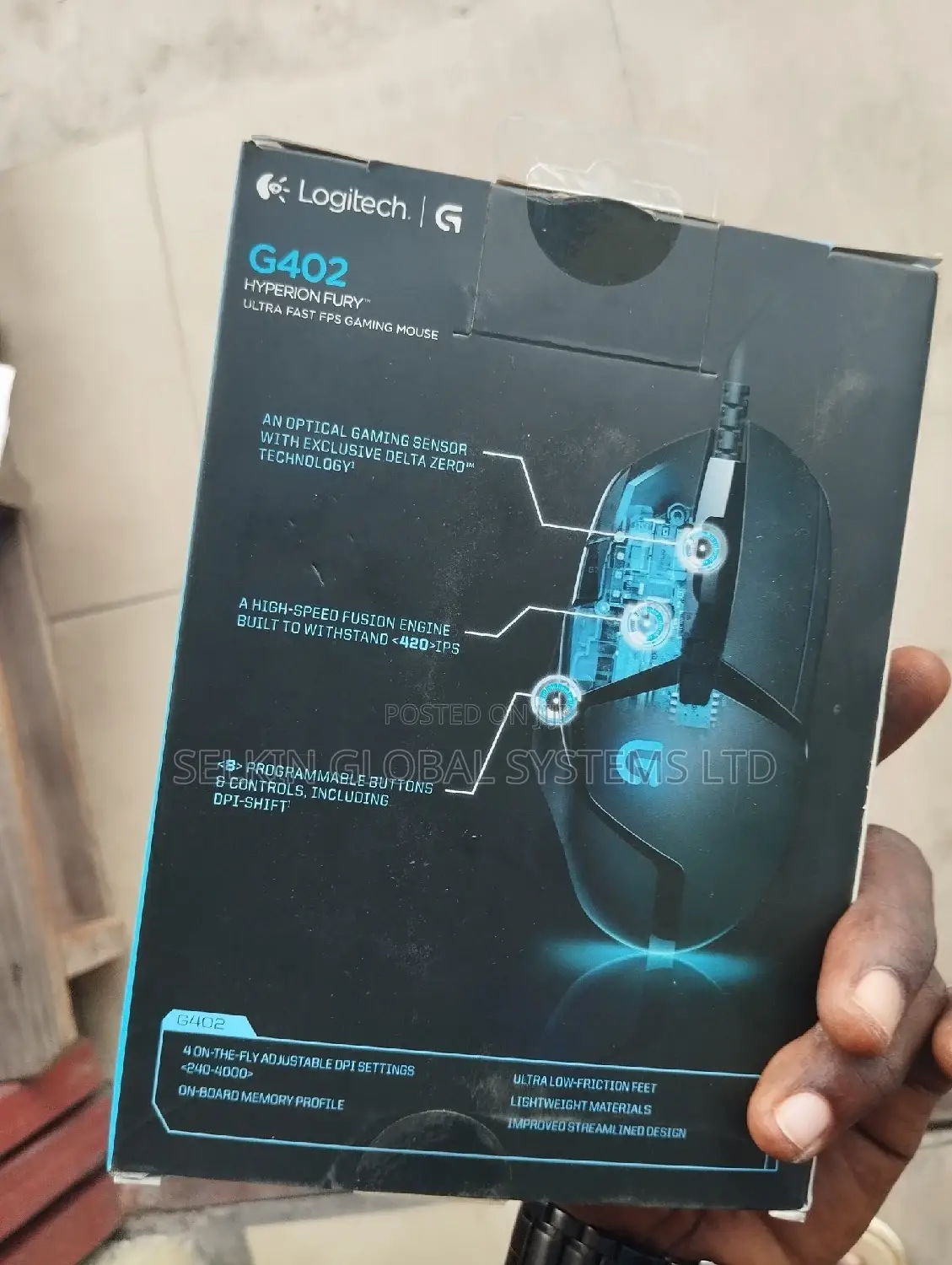 Logitech G402 Wired Gaming Mouse