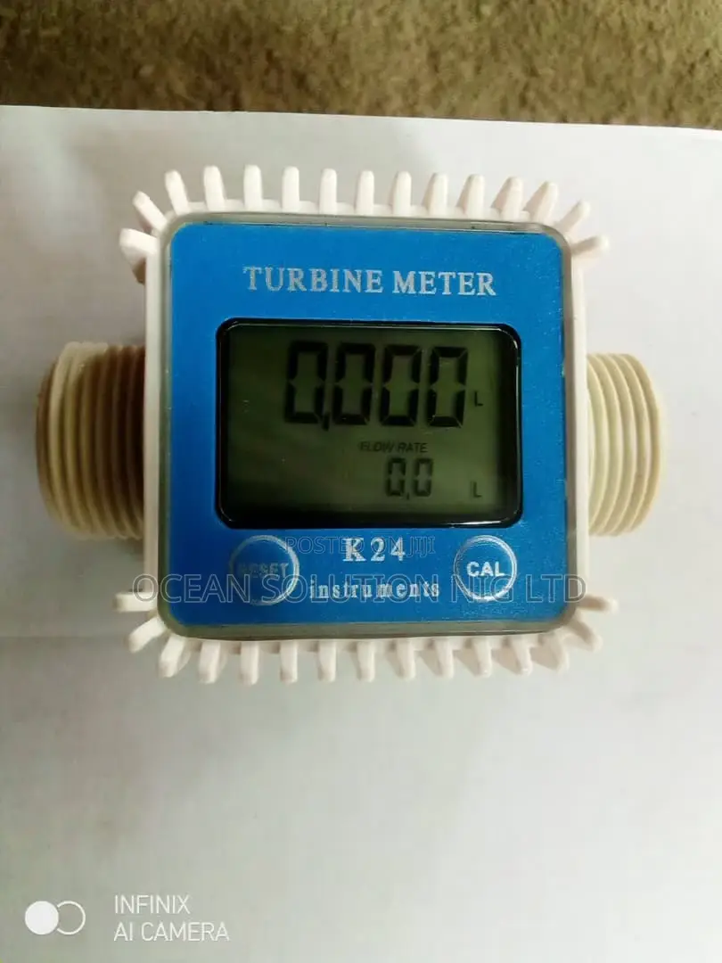 Digital LCD Flow Meter 1" (Water Seal Liquid Flow Meter)