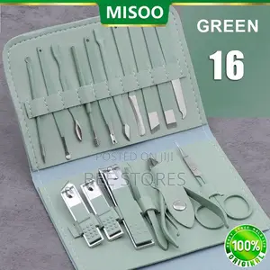 16pcs Standard Professional Manicure Grooming Set