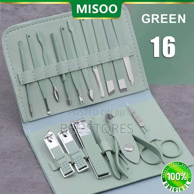 16pcs Standard Professional Manicure Grooming Set