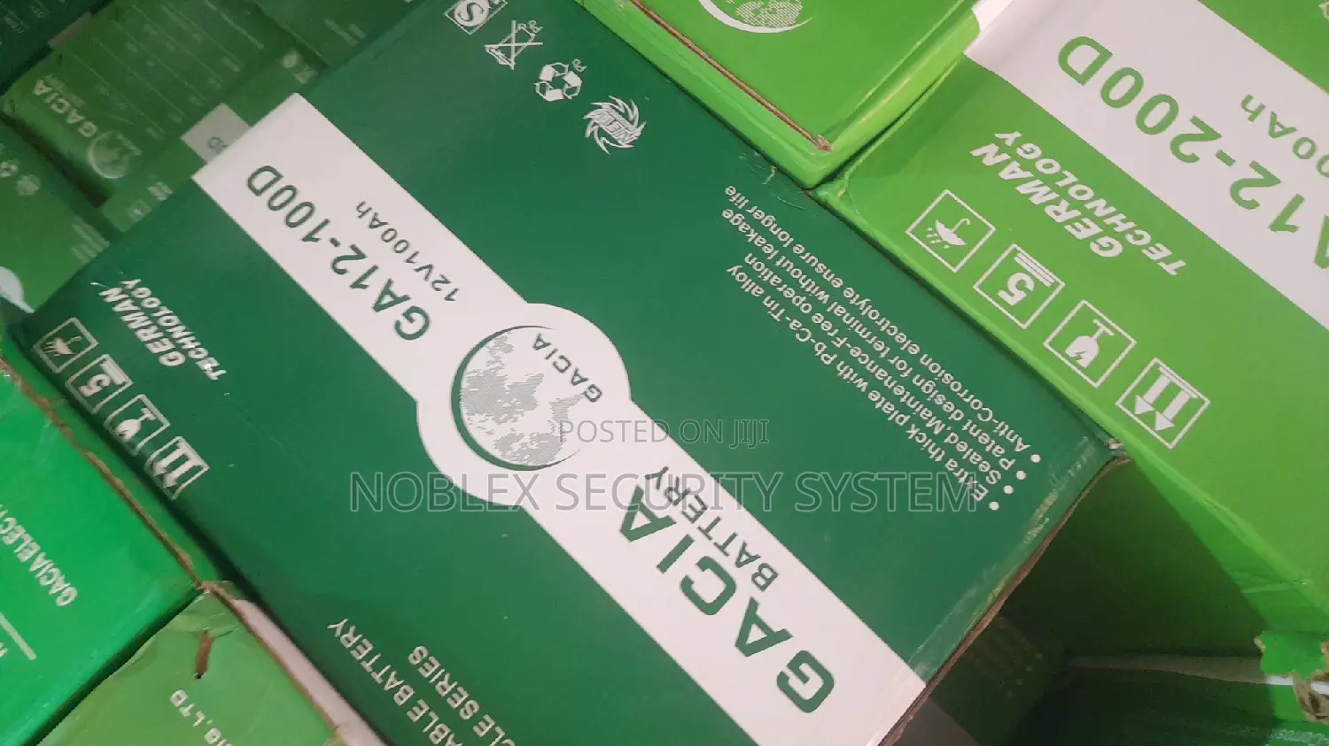 100ahms Gacia Dry Cell Battery