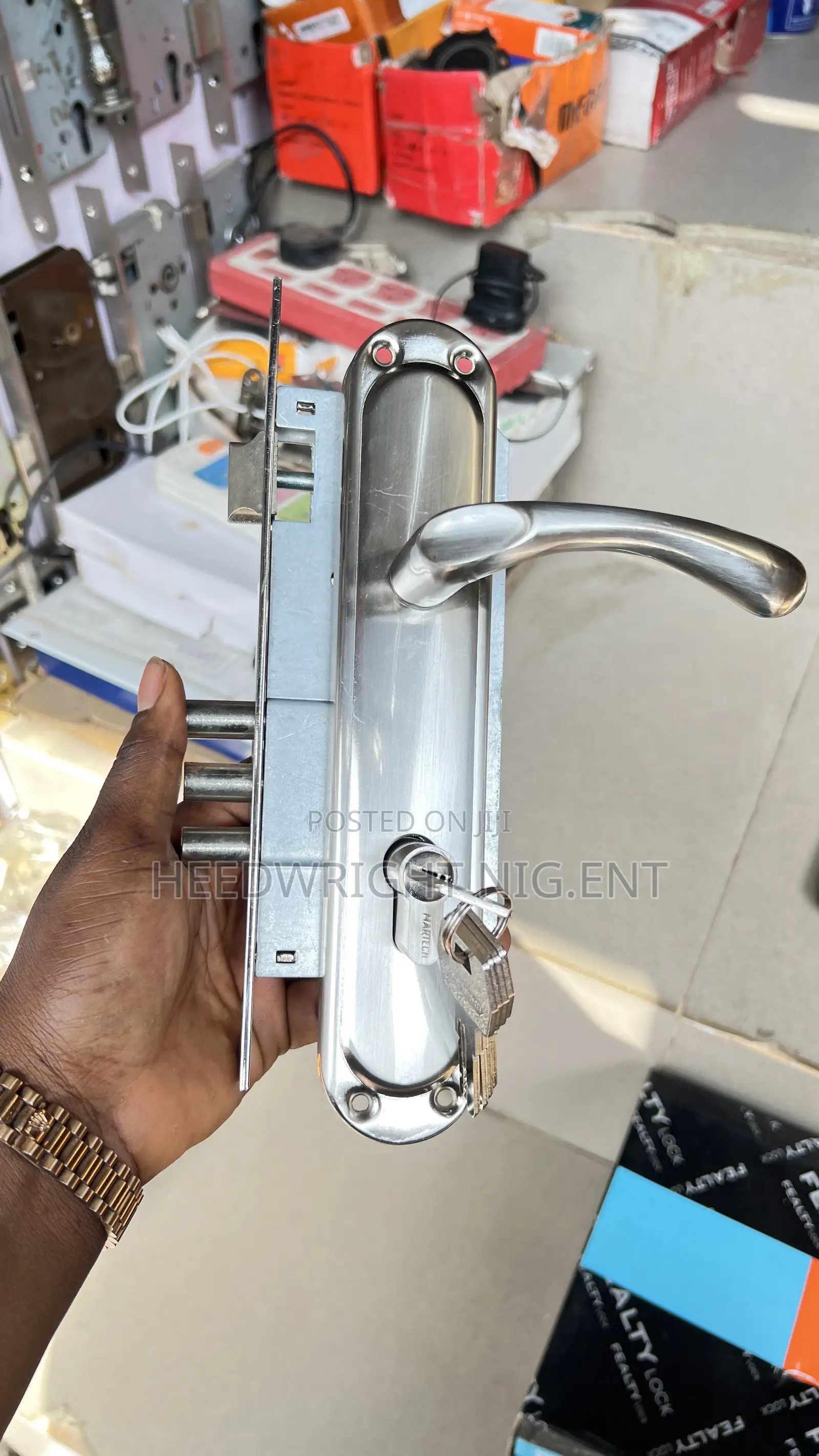 3 Bars Security Door Lock