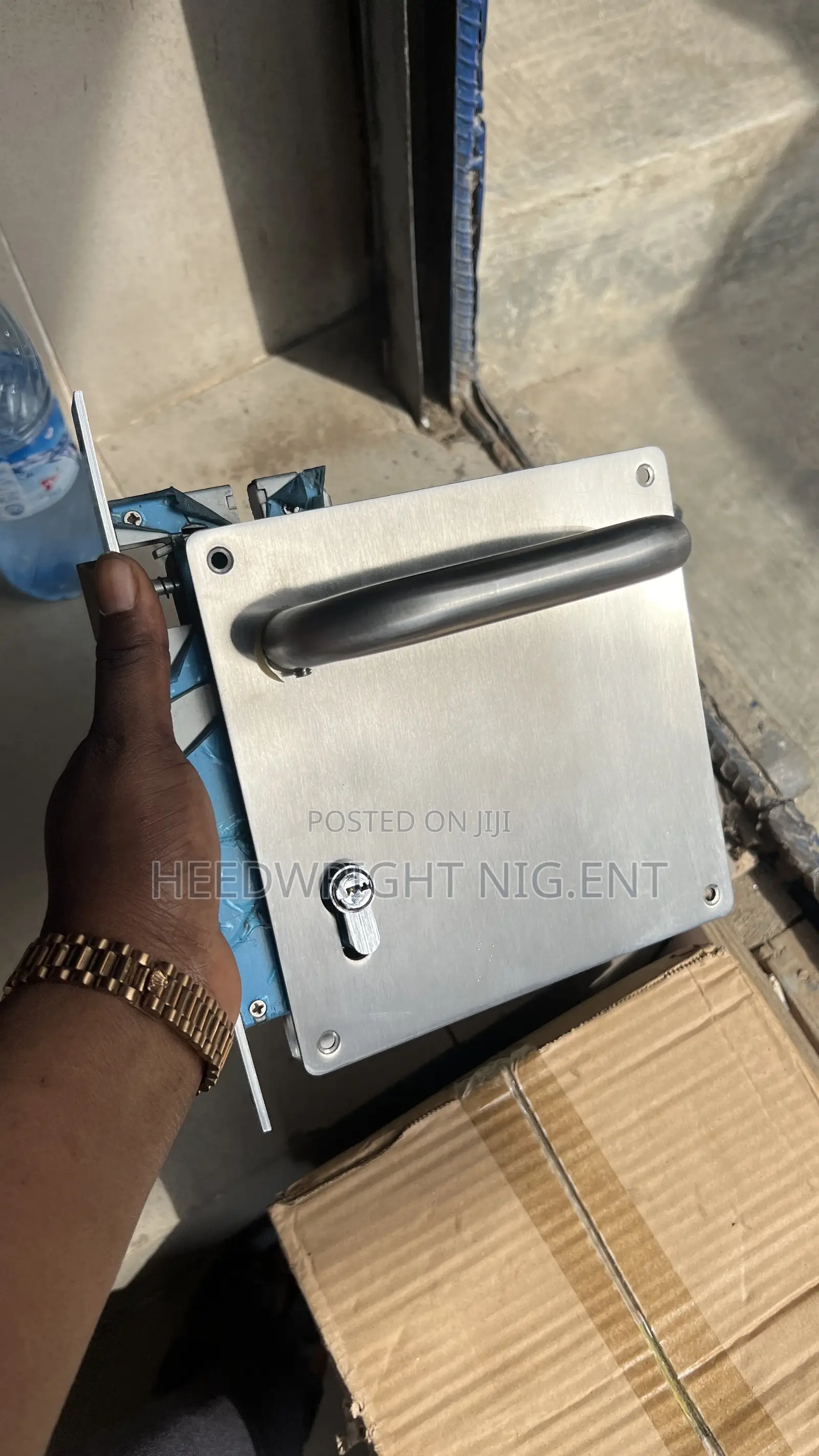 Full Square Plate Door Lock Set