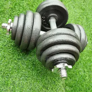 Pair of 15kg Adjustable Dumbbell Set (30kg Total Weights)