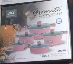 10pcs Jio Granite Cookware Pot Set, Luxury Design