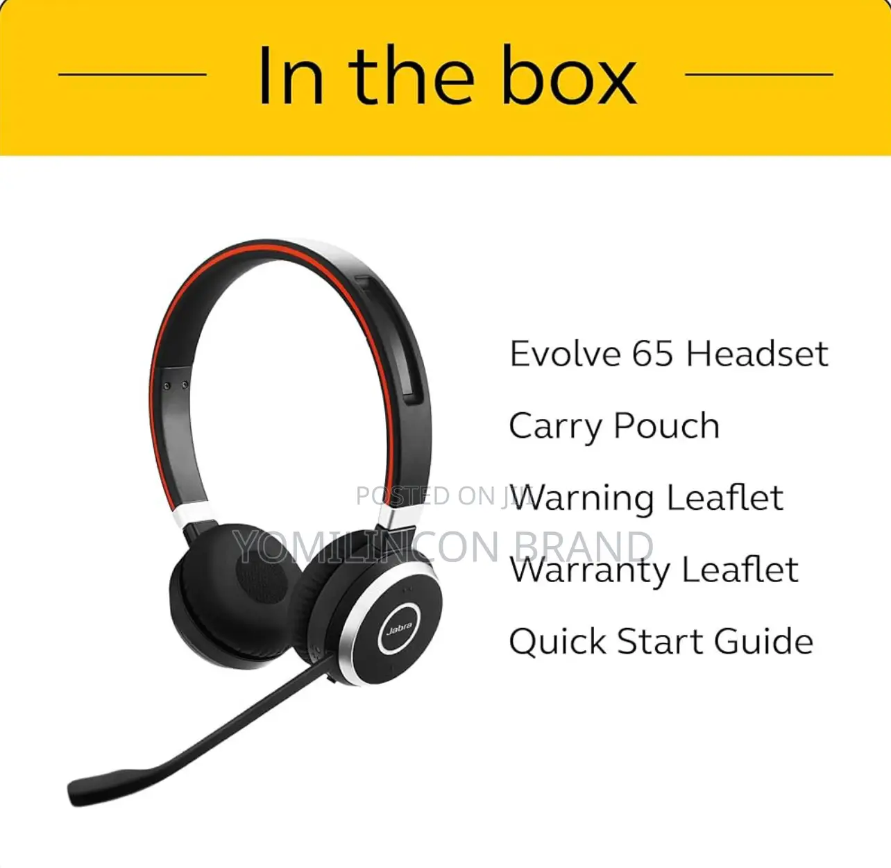 Jabra Evolve 65 Uc Wireless Headset