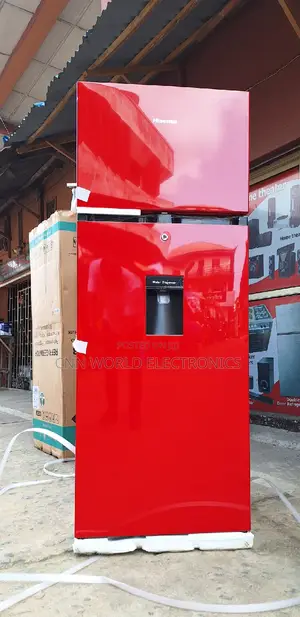 New Hisense Double Door Fridge(204L)Super Cooling Dispenser