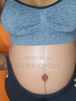 Up Close Front View, Full Waist Customized Silicone Belly