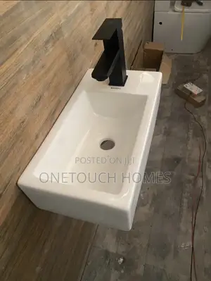 White Counter Basin