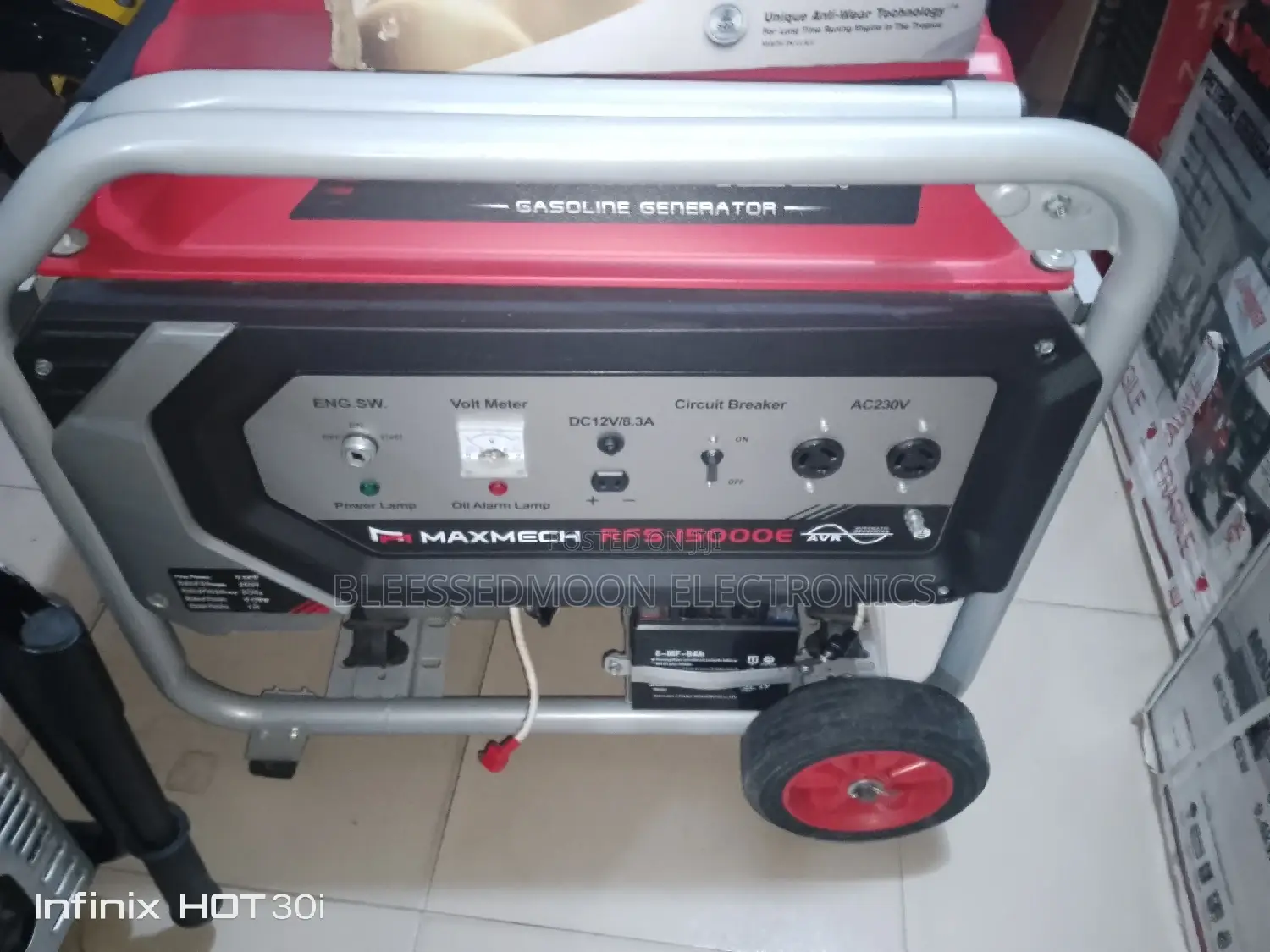 Maxmech Full Cooper Coil Generator 12.5kva