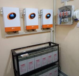 15kva Powerful Solar Inverter Installation With Dry Cell Bat in Ibadan ...