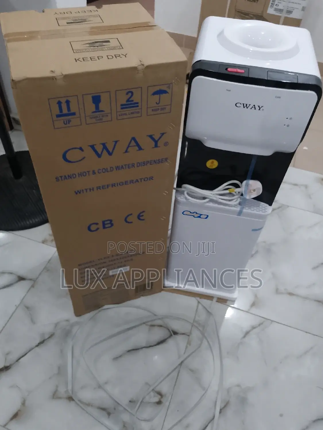Hot, and Cold Cway Water Dispenser With Fridge