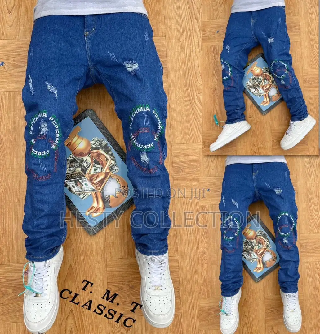 Quality Stock Designer Men Baggy Jeans