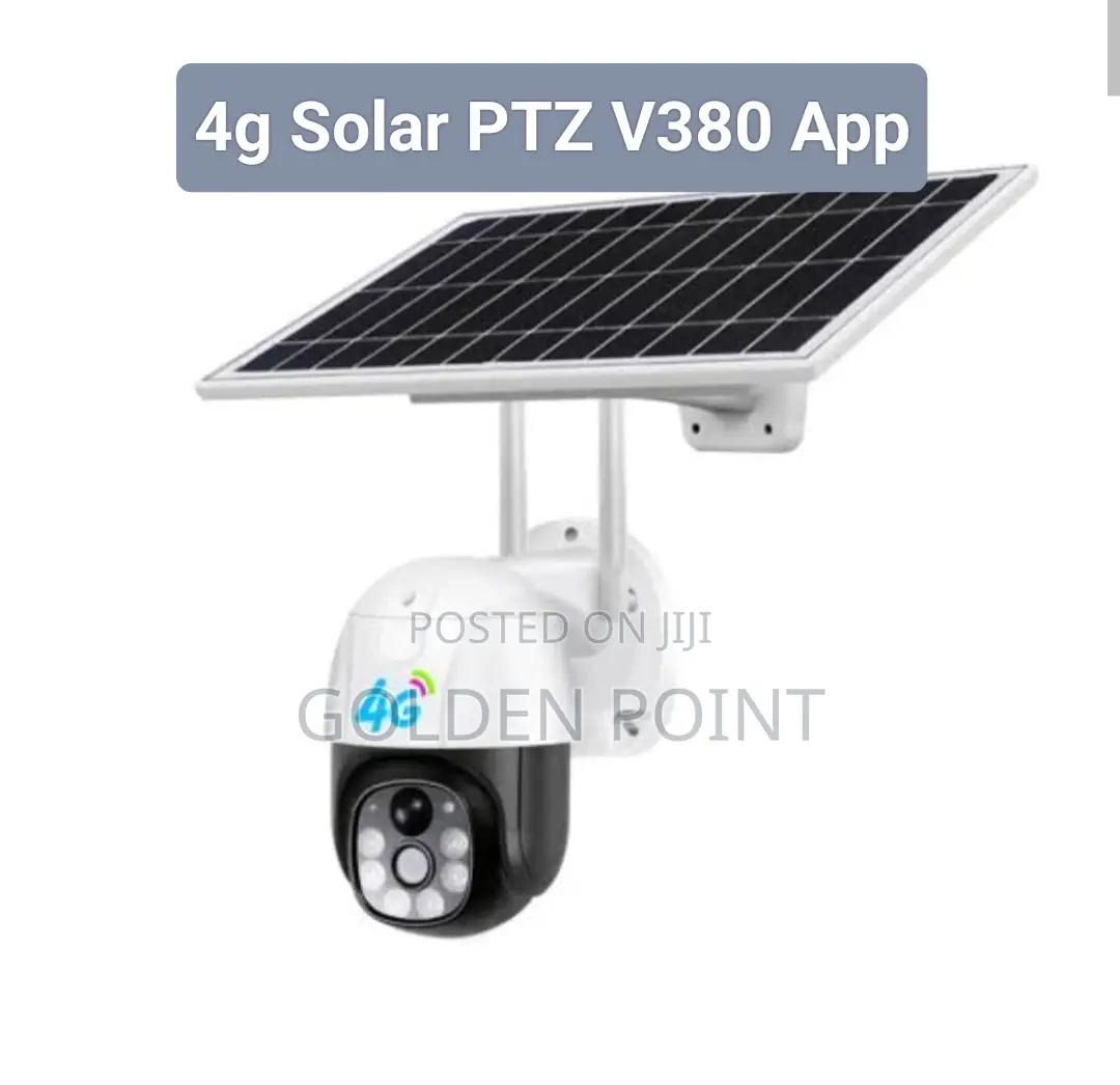 Solar PTZ 4g V380 App CCTV Camera