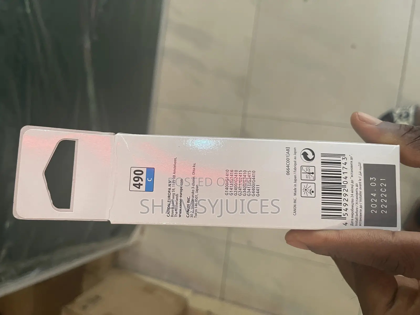 Canon Pixma 490 Ink