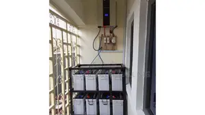 10kva/48v Inverter With 8 Batteries Solar Installation